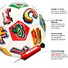 Crayola Official Soccer Ball - Unisex Kids - CRAY80BL Alphabet2 Size 5 $6.98