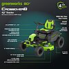 Greenworks 80V 42" CrossoverT Cordless Riding Lawn Tractor, (4) 6.0Ah Batteries and 600W Charger $2999.99