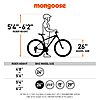 Mongoose Dolomite Fat Tire Mountain Bike, for Men and Women, 26 Inch Wheels, 4 Inch Wide Knobby Tires, 7-Speed, Adult Steel Frame, Front and Rear Brakes, Light Blue $439.99