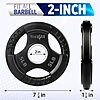 Yes4All Weight Plate Grip Rubber Coated For Weightlifting & Strength Training, Cast Iron - 5LB - Pair $16.84