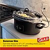Glad Slow Cooker and Crockpot Liners, 13 x 21 In, 10 Count, w/S&S $5.2