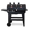 Char-Griller® Dual-Function 2-Burner 24,000 BTU Propane Gas and Charcoal Combination Grill and Smoker with 870 Cooking Square Inches in Black, Model E5030 $319.99