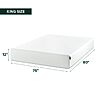 Zinus 12 Inch King Green Tea Memory Foam Mattress, Medium Firm Feel $283