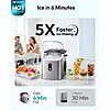 EUHOMY Ice Maker Countertop with Handle, 9 Ice Cubes Ready in 6 Mins, various colors, from $66.84