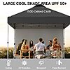 GarveeLife 10x10 Pop Up Canopy Tent, Portable Instant Commercial Canopy with 1 Sidewall $69.94