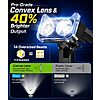 Prime: 6-Pack LETMY Outdoor Solar LED Spot Lights (Cool White) $18.28 + Free Shipping