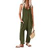 Ekouaer Women's Sleeveless Jumpsuit w/ Pockets (size S-XXL, various colors) $9.99 + Free Shipping w/ Prime or on $35+