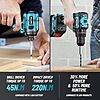 SEESII 3/8" Drill & 1/4" Impact Driver Combo Kit w/ 2-Pack 4.0Ah Battery & Charger $54.06 + Free Shipping