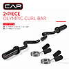 CAP 2-Piece Olympic Curl Bar w/ Collars (Black) $39.94 + Free Shipping