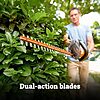 $34.99 | 22-Inch WORX Electric Hedge Trimmer with Dual-Action Blades (Tool Only) at Amazon