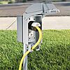 [NEW] $9.36 | TayMac RaynGuard 1-Gang Weatherproof In-Use Outlet Cover, Vertical, Gray at Amazon