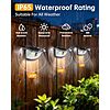 [AC] $11.39* | 6-Pk Aootek 120-LEDs Solar Motion Sensor IP65 Waterproof Lights at Amazon