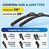 [Prime, SnS] $9.48* | 5 PLUS 2-Pack Windshield Wiper Blades (various sizes) at Amazon