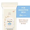 [SnS, AC] $3.85 | 64-Count Aveeno Baby Sensitive All Over Wipes with Aloe & Natural Oat Extract at Amazon