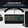 $39.99* | Corsair K55 RGB PRO Membrane Wired Gaming Keyboard at Amazon