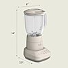 [NEW, AC] $19.59 | bella Fits-anywhere Flip & Store Blender, 48 oz, 520W, 10-speed, Oatmilk at Amazon