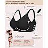 $14.99* | As Fairy Women's Wireless Full Coverage Seamless Jelly Push-Up Bra (Black) at Amazon