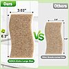 [Prime] $5.99* | 12-Ct Aidea XL Non-Scratch Natural Dish Scrub Sponges at Amazon