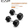 $28.99* | 20-Lb CAP Rubber Coated Dumbbell Weights (Pair) at Amazon