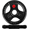 [NEW, AC] $45.49 | Olympic 2-Inch Cast Iron Plate Weight Plate for Strength Training and Weightlifting, Rubber Coated Style, 25LB Pair at Amazon