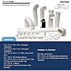 [NEW] $6 | PlumbCraft Garbage Disposal Installation Kit, 1-1/2 in. OD, White at Amazon