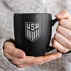 $4 | Rico Industries US Soccer 15oz Matte Black Ceramic Bistro Mug at Amazon