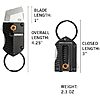 [NEW] $14.70 | Gerber Key Note EDC Keychain Mini Pocket Knife, 1" Plain Edge Blade, Black at Amazon