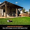 LawnMaster OcuMow™ VBRM601YCM MAX Perimeter Wire Free Robot Lawn Mower Cuts Small Lawns 2000-3500 Square Feet with Optical Navigation $326.38