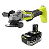 ONE+ HP 18V Brushless Cordless 4-1/2 in. Angle Grinder with 4.0 Ah HIGH PERFORMANCE Battery $99