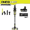 ONE+ HP 18V Cordless Advanced WHISPER Series Stick Vacuum Kit with 4.0 Ah Battery and Charger $269