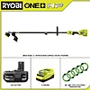 RYOBI ONE+ HP 18V Brushless Attachment Capable 15 Inch String Trimmer w/ Extra 5-Pack Pre-Cut Spiral Line, 4. 0Ah Battery & Charger $169