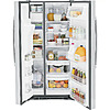 GE - 33 in. Wide 23.2 Cu. Ft. Side-by-Side Refrigerator with External Ice & Water Dispenser - Stainless Steel $1098.99