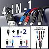 Amazon – MPATIBY 2-Pack 5' 4-in-1 Multi Charging Cables - $7.10 w/ Code + Deal
