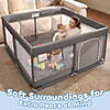 $36.49 FS WALMART by seller: Babyeap Baby Playpen Large Play Yard Fence for Toddlers, 50"x50" (71 x 50 for $44.89)