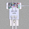 $9 FS Walmart+ by ONDOG 2-Pack Wall Charger, Small 1080J Surge Protector with 2 USB Ports, Top Phone Holder for Smart Phones, ETL Cert