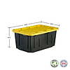 Sam's Club Members: 27-Gal Member's Mark Heavy Duty Storage Tote (Black/Yellow) $6.98 + Free Pickup
