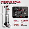 Mikolo Wall-Mounted Cable Crossover & Lat Pulldown Machine w/ 26-Position Dual Pulley System $176.02 + Free Shipping