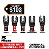 5-Piece DIABLO Bi-Metal & Carbide Oscillating Blade Set $17.19 + Free Shipping