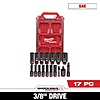 17-Piece Milwaukee SHOCKWAVE 3/8" Drive SAE Deep Well Impact Socket Set $68.22 + Free Shipping