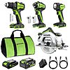 Greenworks 40-Piece Impact-Rated Hex Shank Screwdriver Bit Driving Set $6.99 + Free Shipping w/ Prime or on $35+