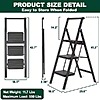 3-Step Tatayosi Lightweight Steel Folding Step Stool Ladder (550-Lb Capacity) $38.40 + Free Shipping