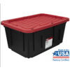 4-Pack Hyper Tough 27-Gallon Stackable Storage Bin Containers w/ Snap-On Lid $32 + Free Shipping w/ Walmart+ or on $35+