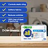 [Select Accounts] 195-Sheets all Free Clear Fabric Softener Dryer Sheets for Sensitive Skin $5.95 w/ S&S + Free Shipping w/ Prime or on $35+