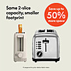 Bella 2-Slice Slim Toaster with Long Wide Slot $14.99 + Free Shipping