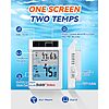 BALDR Solar Pool Thermometer Floating with Easy Read Large Dual LCD IPX8 $19.24