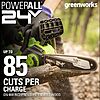 Greenworks 24-volt 12-in Brushless Battery Chainsaw (Battery and Charger Not Included) | CS24L00 $66.48 + Free Shipping @Amazon