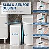 Prime: Vanpopubs 2 Pack Automatic Motion Sensor Bathroom Trash Can White $24.99 + Free Shipping