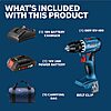 Bosch 18-volt 1/2-in Keyless Brushless Cordless Drill 1 -Batteries Included, and Charger Included one_size | GSR18V-400B12 $79