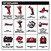 Milwaukee M18 18-Volt Lithium-Ion Cordless Combo Kit (8-Tool) with (2) Batteries Charger $649