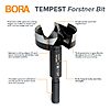 Bora  35mm Dia Tempest Forstner Bit 90mm OAL, Round 10mm Shank $12.41